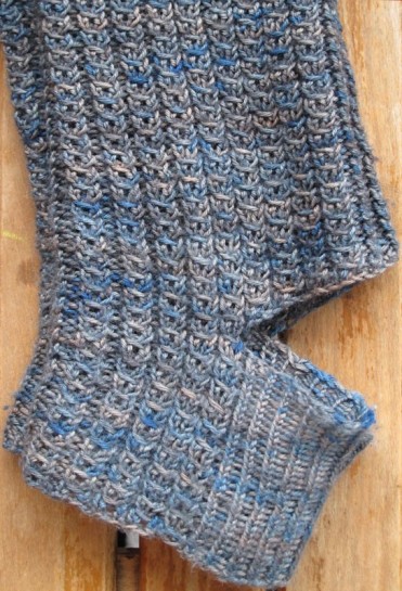 Kiak knitted legwarmers, by Lisa Risager, Artemis Adornments